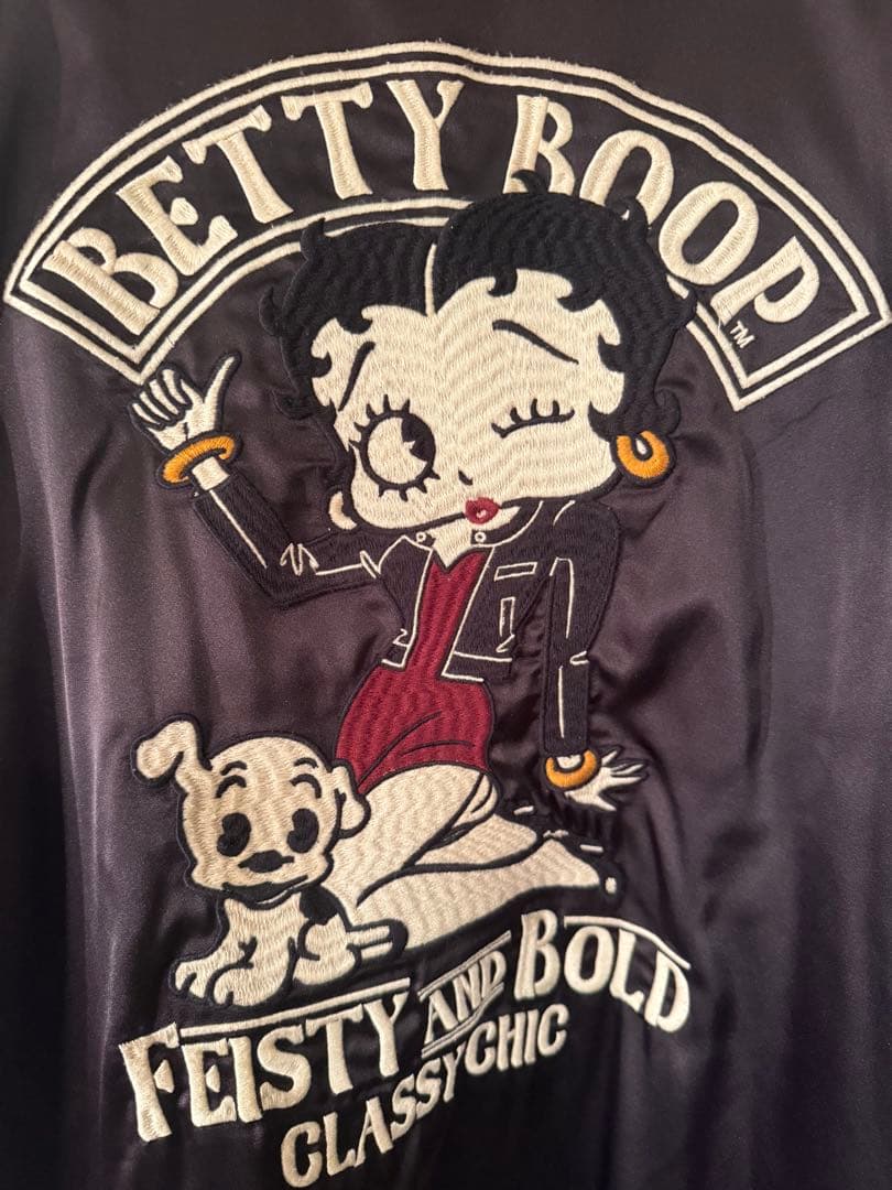 希少サイズ　BETTY BOOP スカジャン