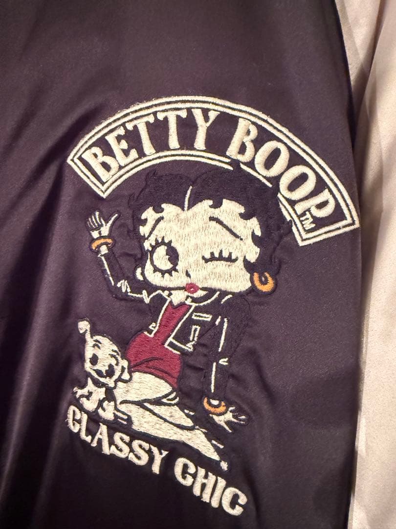 希少サイズ　BETTY BOOP スカジャン
