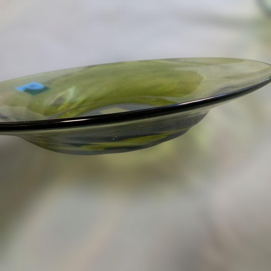 ☆新品☆　津軽びいどろ　希少　プレートと浅鉢・浅ボウル　2つ