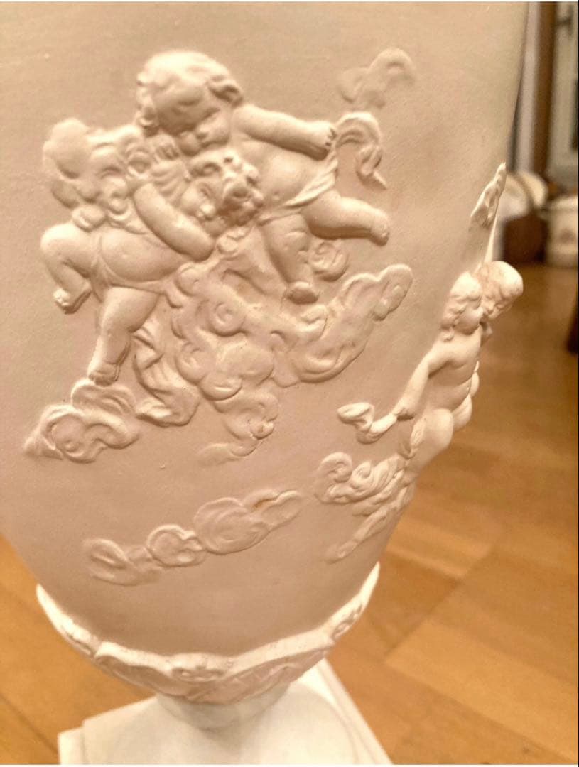 アメリカ　アンティーク　天使　エンジェル　フロアスタンド　ランプ　照明　家具