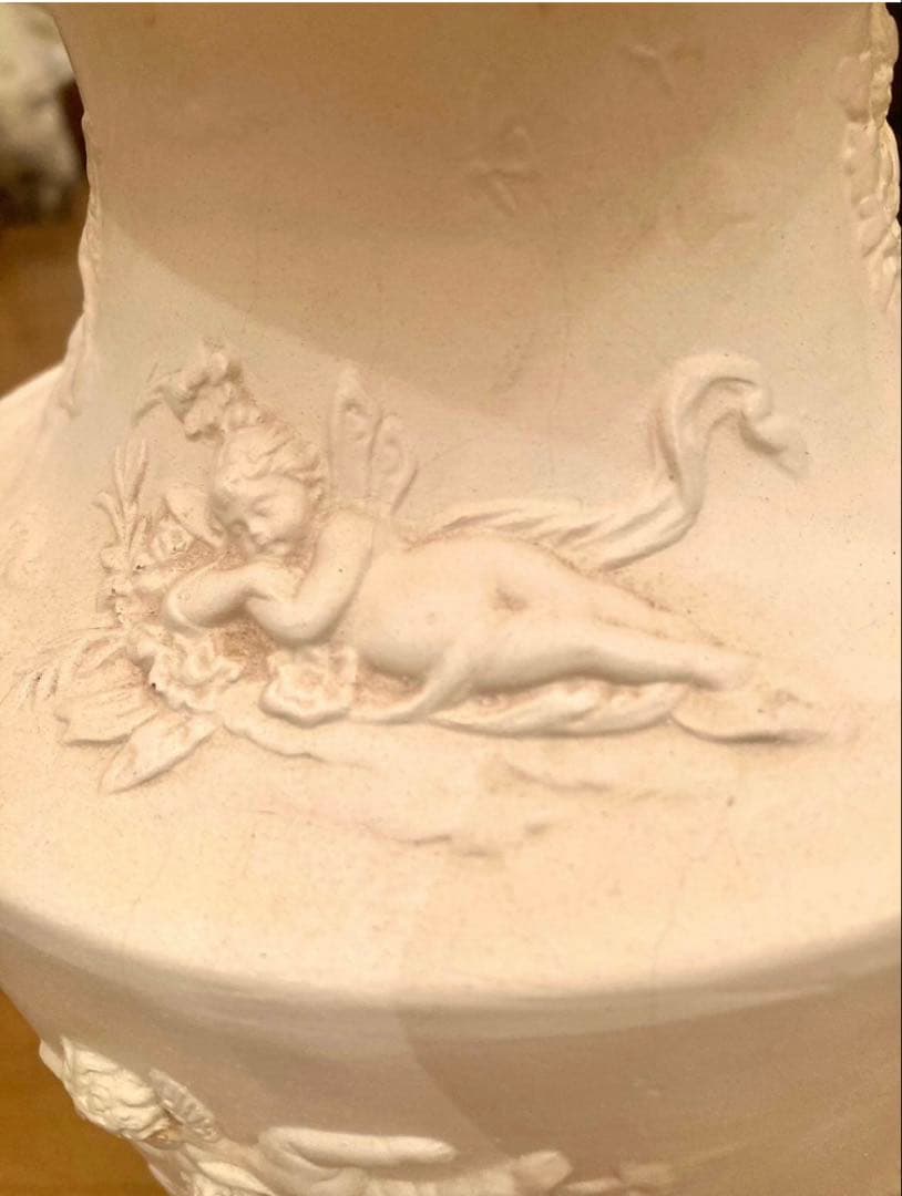 アメリカ　アンティーク　天使　エンジェル　フロアスタンド　ランプ　照明　家具