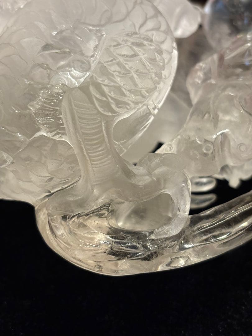 【水晶ガーデン天翔龍⭐️富貴吉祥】⭐️極上品⭐️専用台座付き
