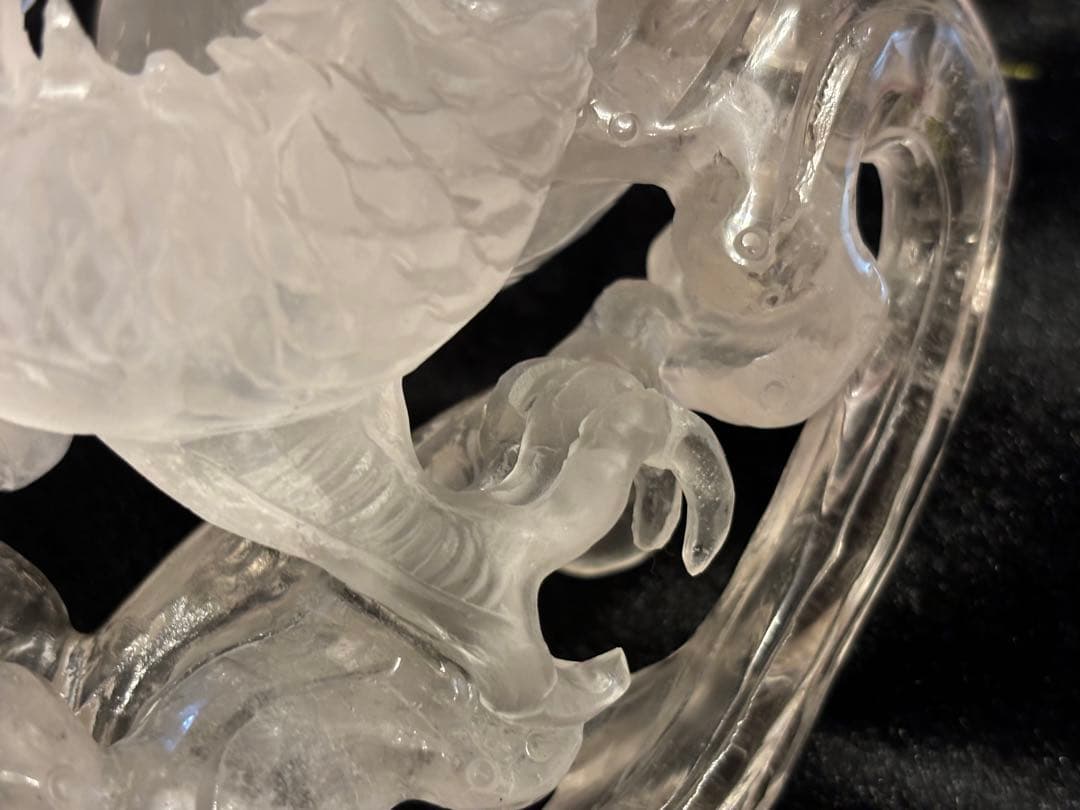【水晶ガーデン天翔龍⭐️富貴吉祥】⭐️極上品⭐️専用台座付き