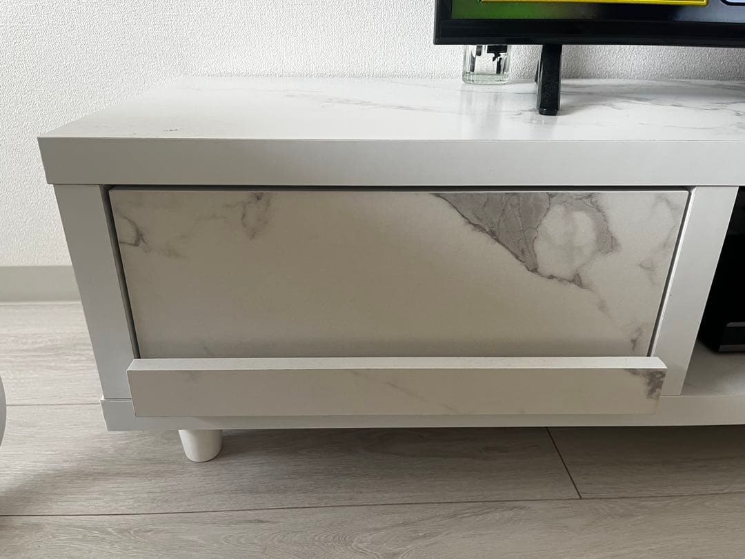 T*u様 大理石調テレビ台 ローボード [幅140] LOWYA