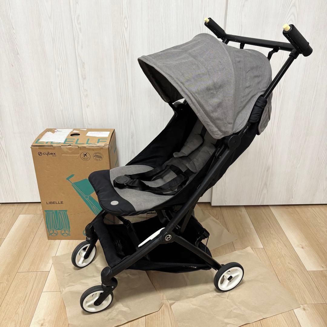 サイベックス リベル　ベビーカー　コンパクト　軽量　グレー