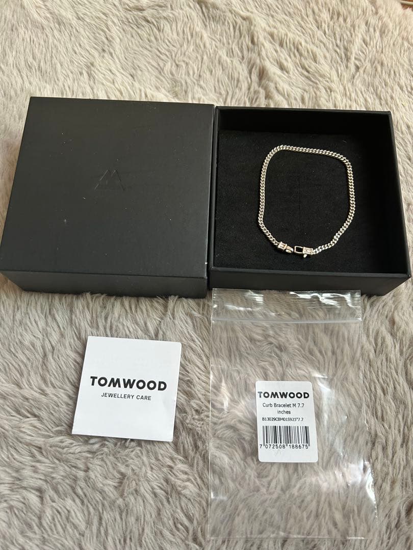 TOMWOOD トムウッドCurb Bracelet M 7.7inches
