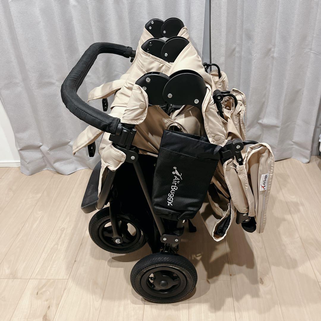 【美品】Air Buggy エアバギー ココダブル ベージュ ⭐︎付属品完備⭐︎