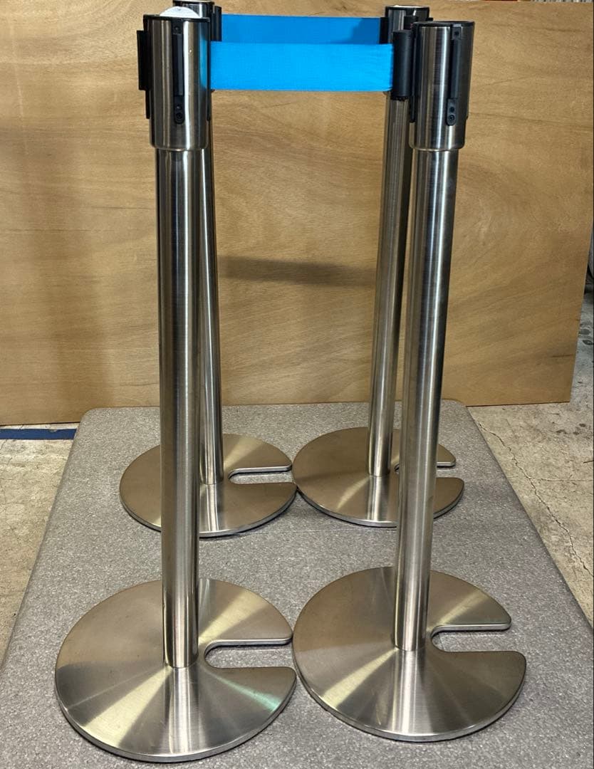 トリ3ダイシン商事（株）ベルトインパーテーション　青ベルト4本セット美品