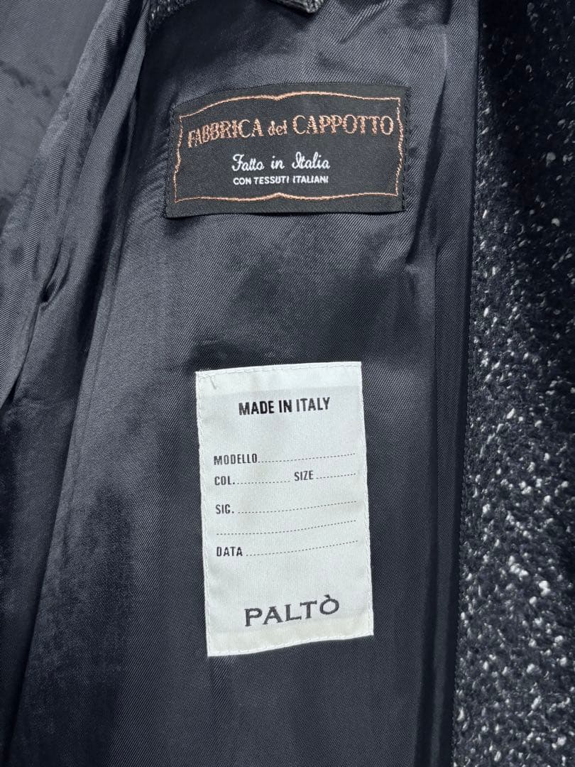 【最終価格】定価12万 Paltò BARTOLOMEO ベルテッドコート 46