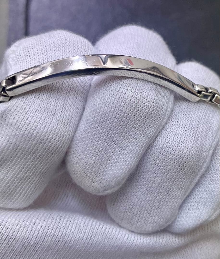 ティファニー ベネチアン ID プレート ブレスレット SV925