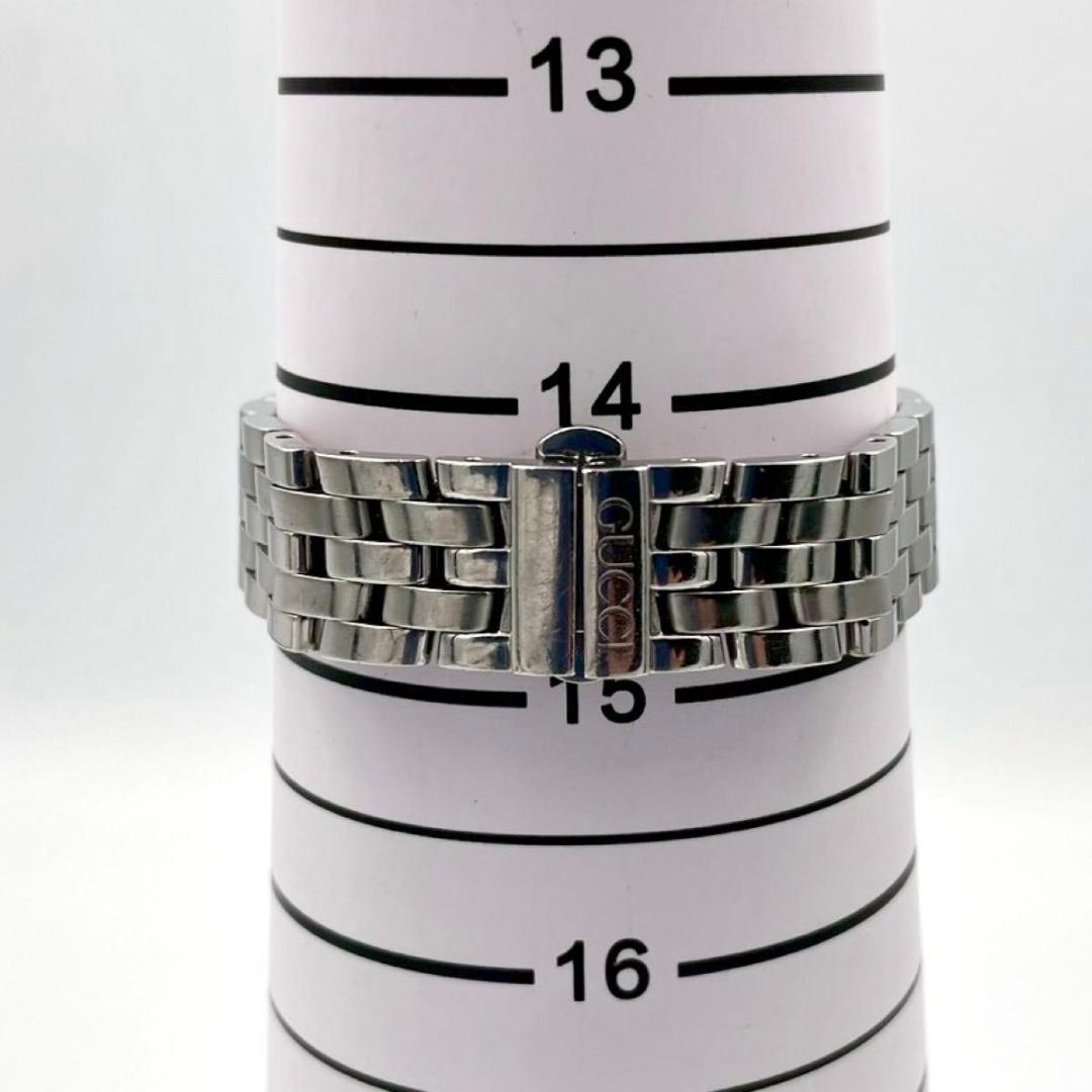 387 GUCCI グッチ 5500L 腕時計 デイト クォーツ シルバー文字盤