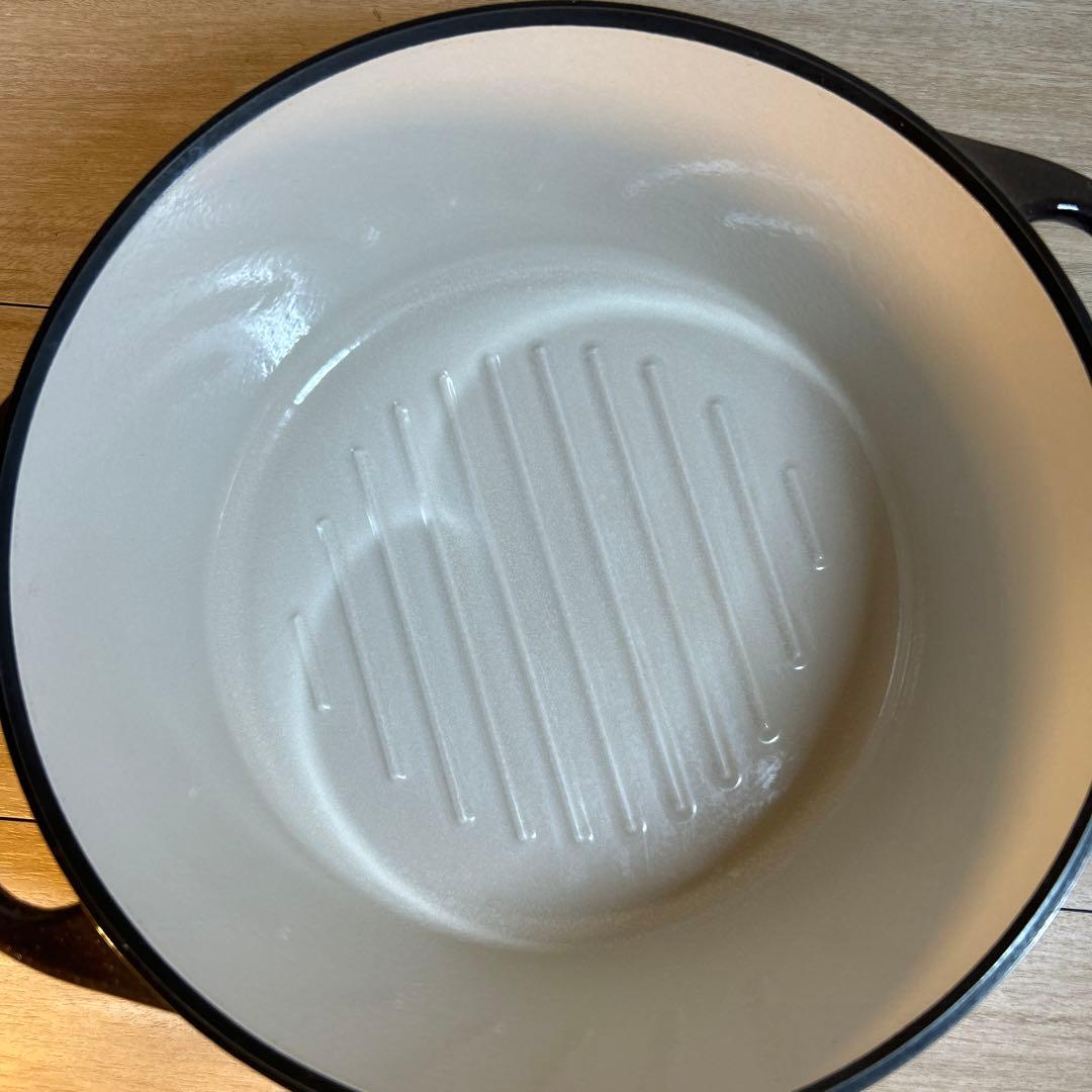 訳あり　バーミキュラ　オーブンポット ラウンド　22cm パールブラウン　両手鍋