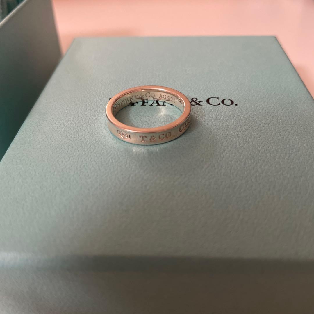 TIFFANY&Co. 1837シルバーリングナロー