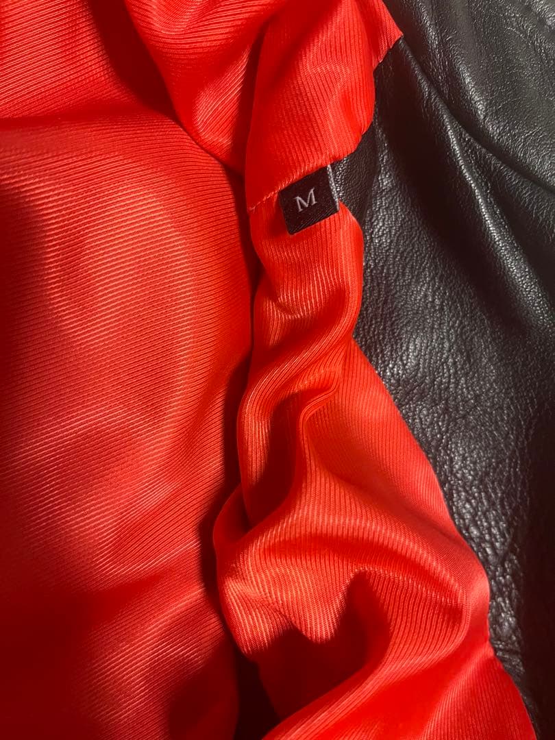 DIESEL ディーゼル レザージャケット 羊革　MLXCロゴ Mサイズ