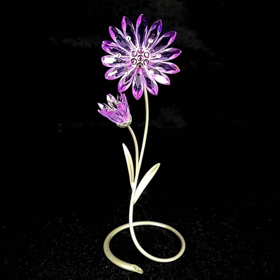 ●良品☆スワロフスキー　Drina　Violet　花　ドリナ　バイオレット 1