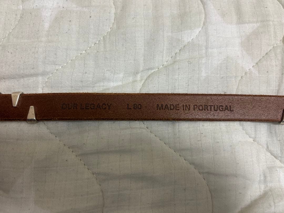 小物 OurLegacy 2cm Claw Hazel Bridle Leather