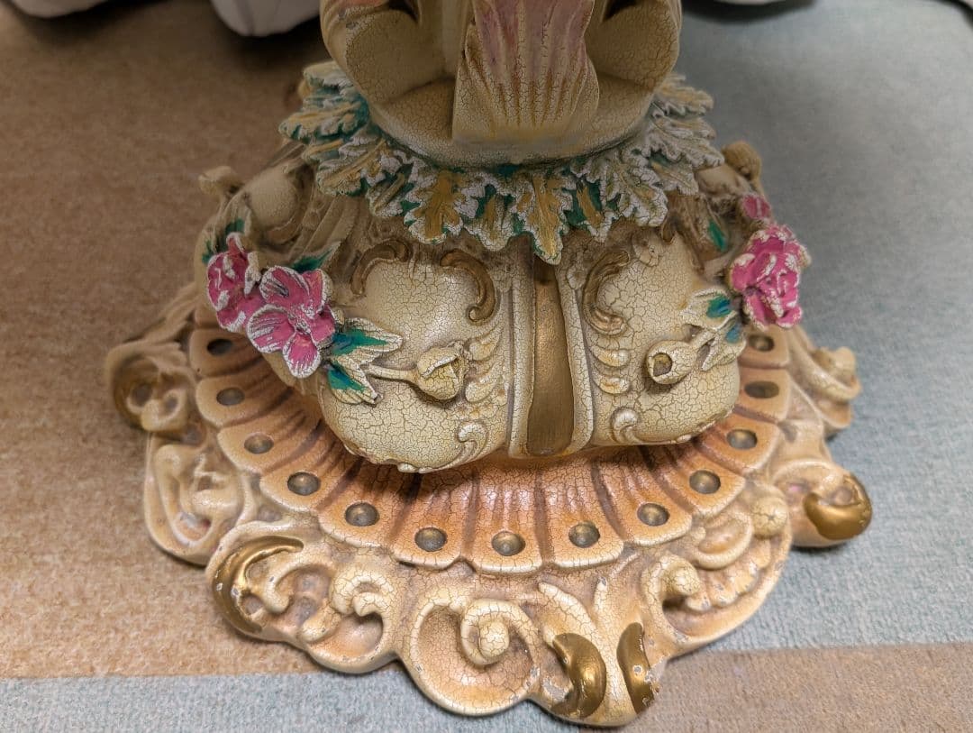 天使テーブル　ロココ調 　　サイドテーブル　コンソール