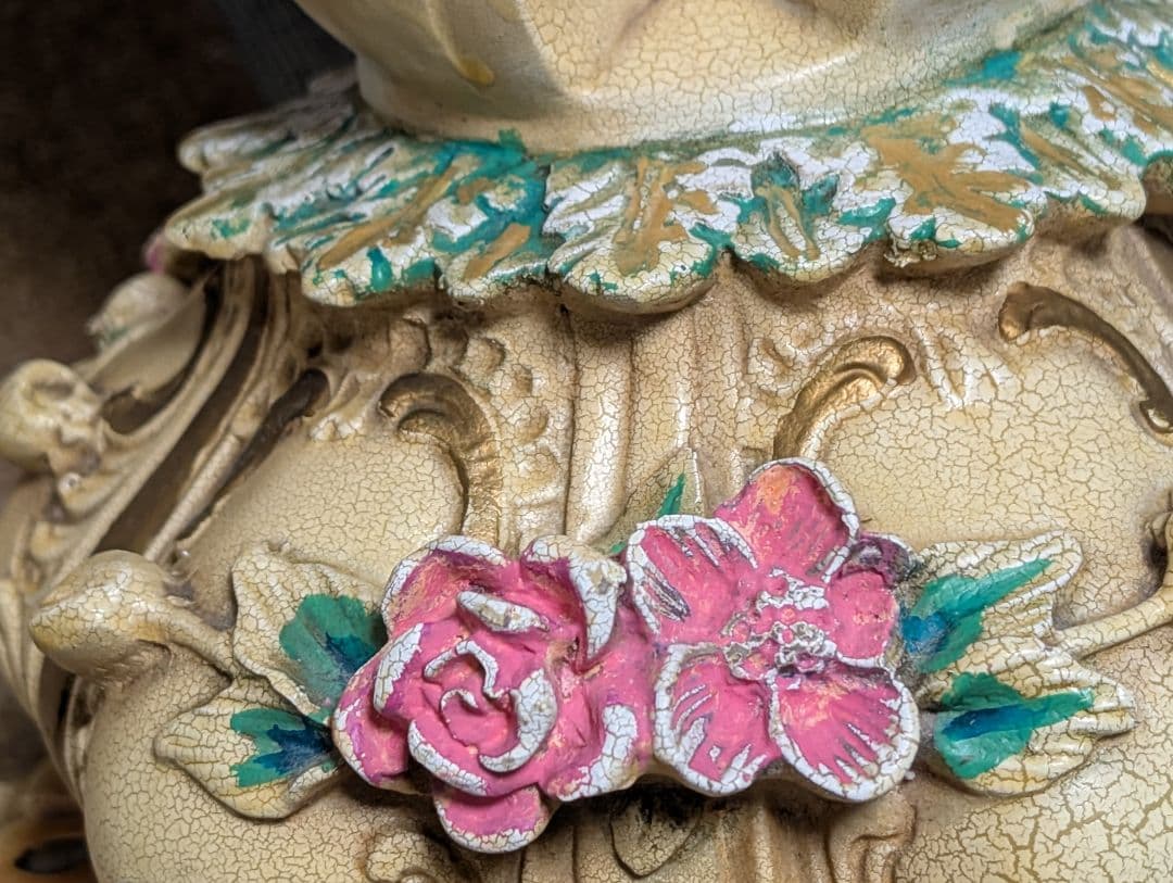 天使テーブル　ロココ調 　　サイドテーブル　コンソール