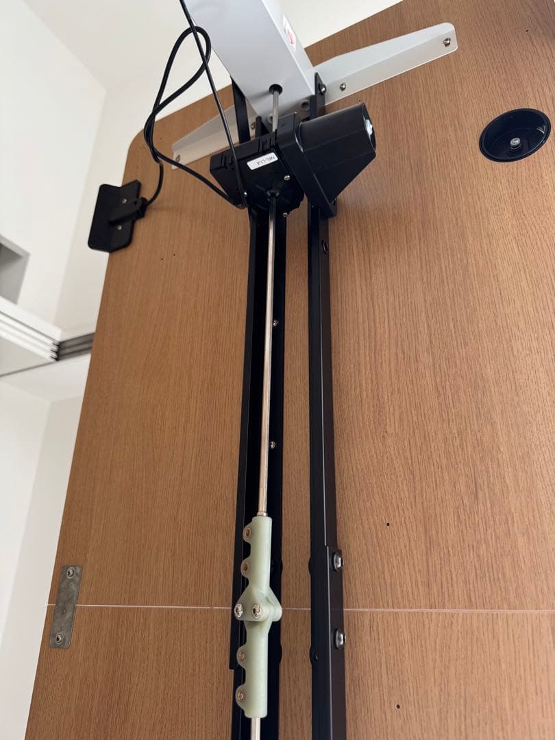 組み立て不要 Flexispot 140×60 電動昇降機能付きデスク オーク