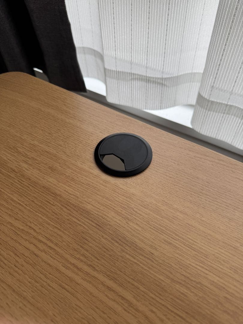 組み立て不要 Flexispot 140×60 電動昇降機能付きデスク オーク