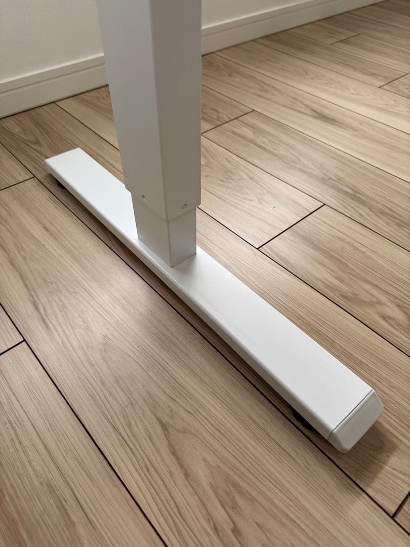 組み立て不要 Flexispot 140×60 電動昇降機能付きデスク オーク