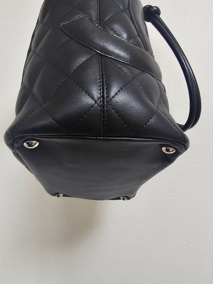 *超美品* CHANEL キルティング カンボンライン トートバッグ