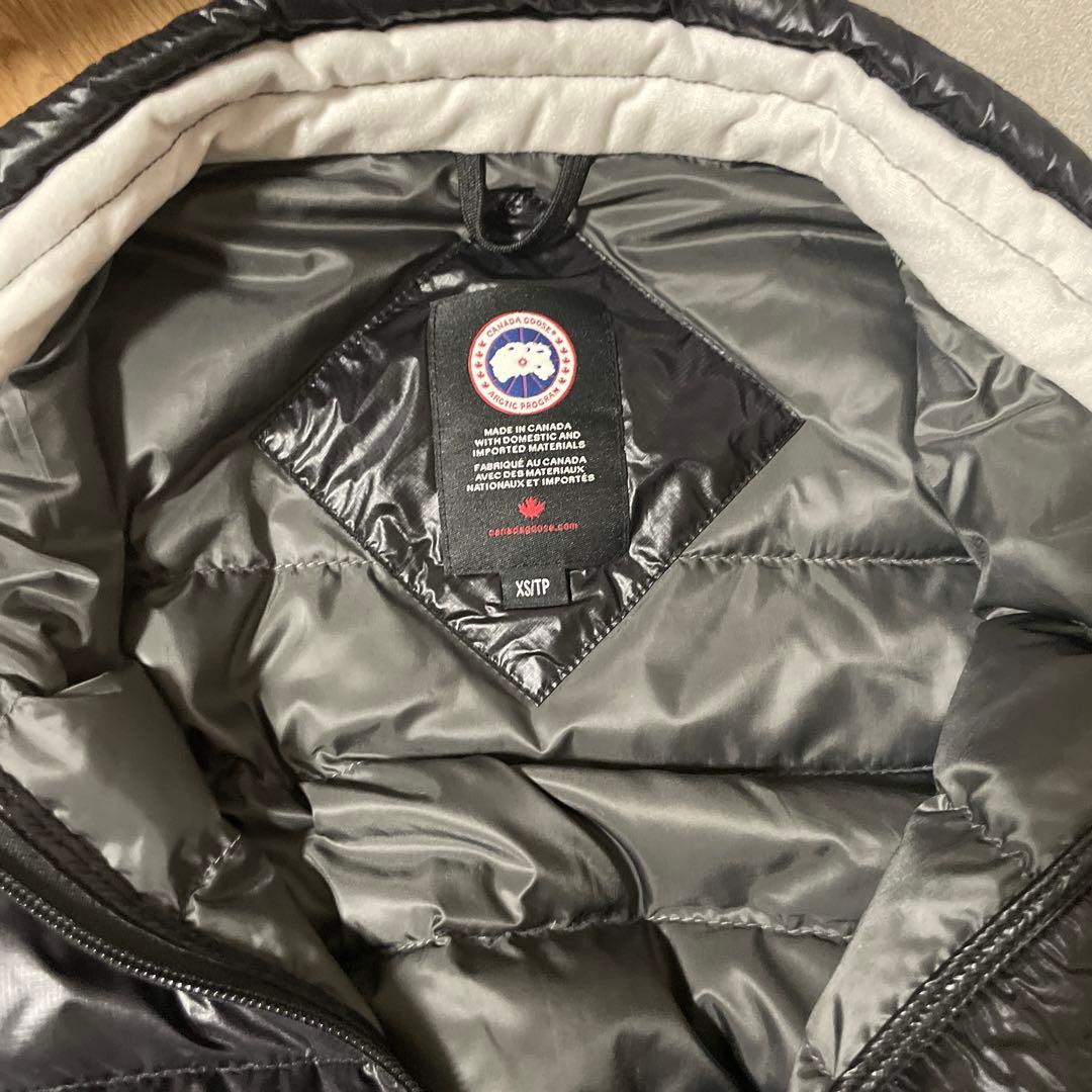 美品　カナダグース　ダウンベスト　ハイブリッジライトベスト　XS ブラック