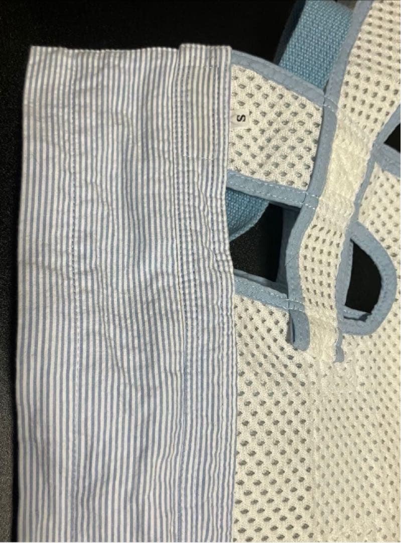 アイアンバロン 美品　介護用ハーネス 使用数日　かわいい水色です