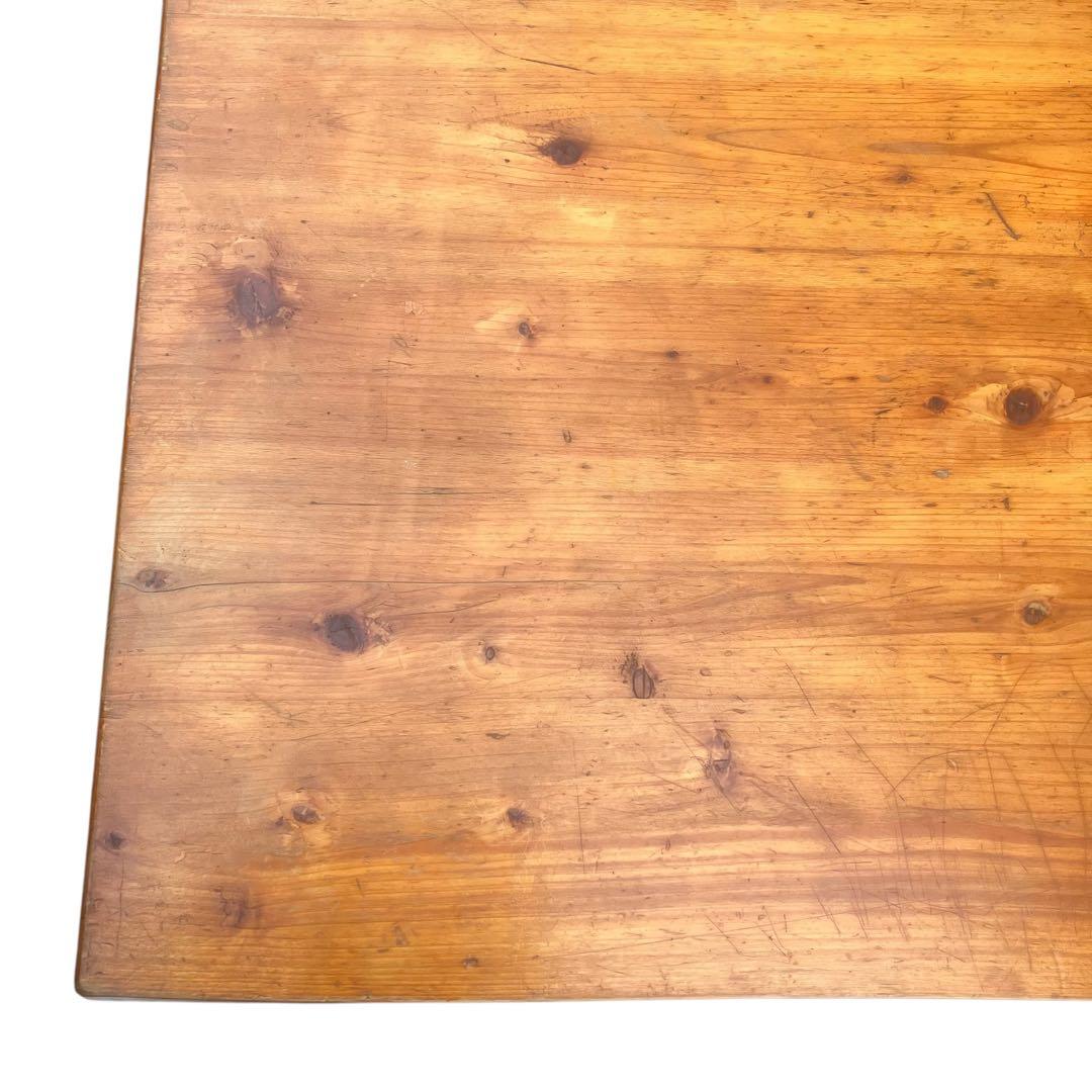 【アンティーク】欅の一枚板テーブル 小振りのカフェテーブル　センターテーブル