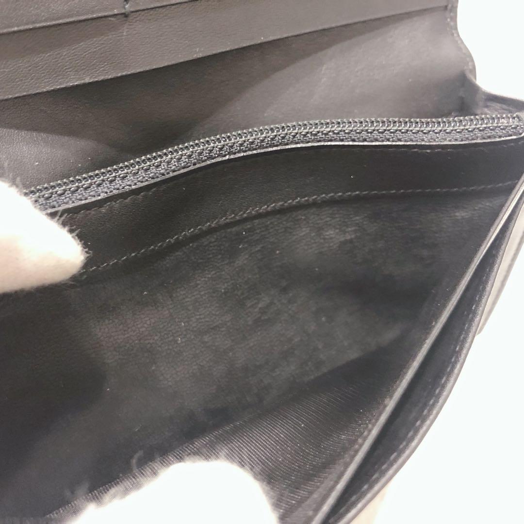 ☆美品☆ CELINE セリーヌ 長財布 ブラック レザー シンプル