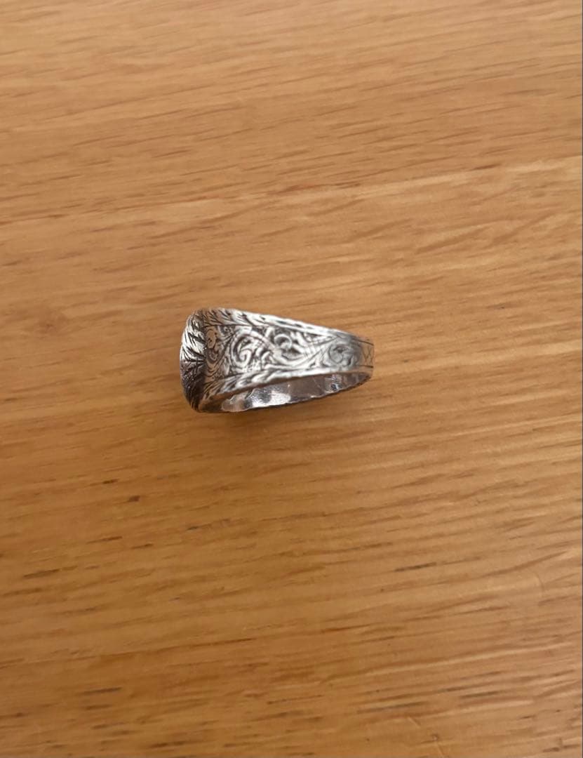 GUCCI インターロッキングG シルバーリング 指輪 保存袋付き