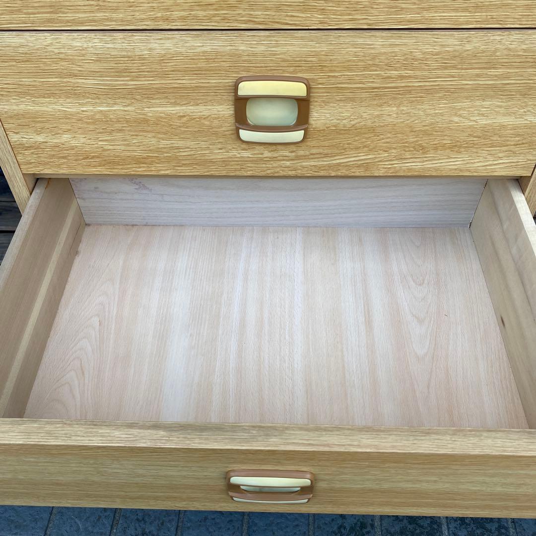 昭和レトロ 五段チェスト 木製 インテリア ヴィンテージ レトロポップ