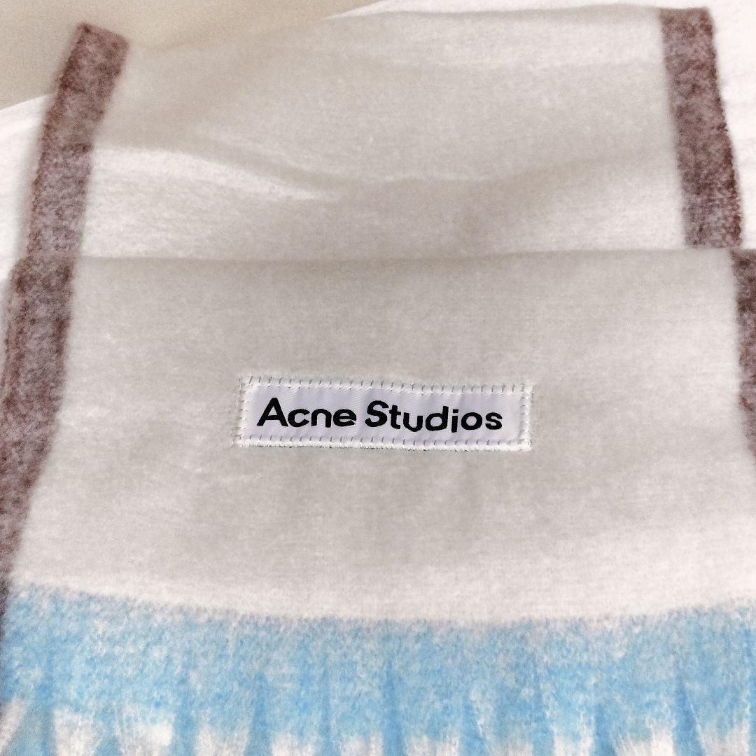 アイボリー　ACNE STUDIOS　マフラー　スカーフ