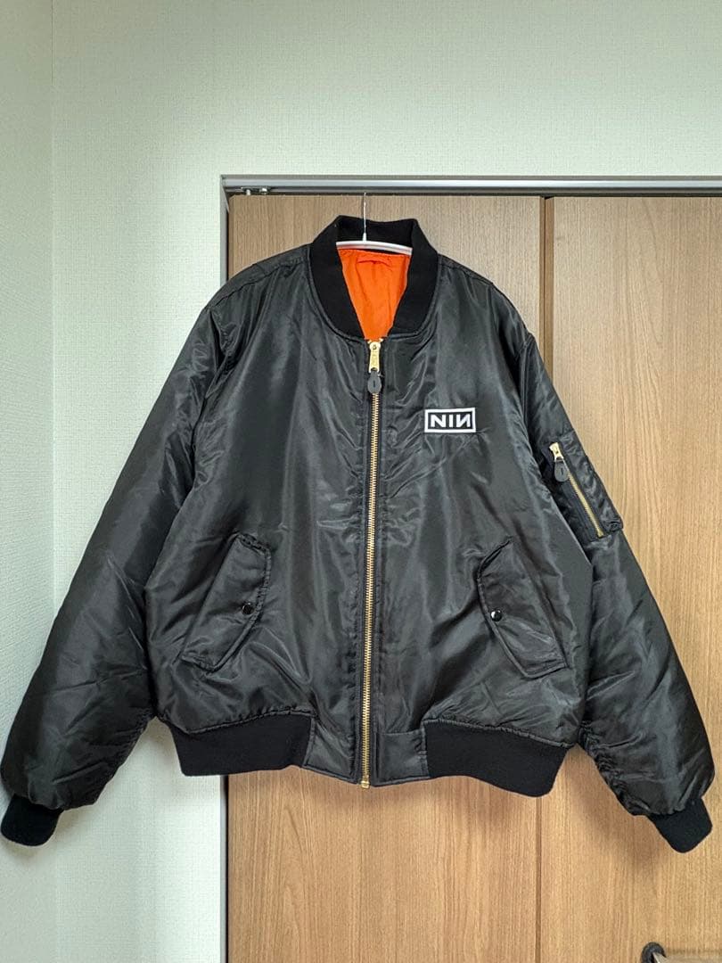 希少 nine inch nails MA-1 ナインインチネイルズ ジャケット