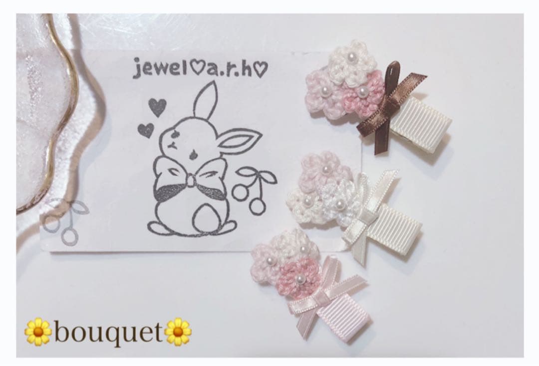 ハンドメイドベビースタイ　うさみみスタイ　mayo様