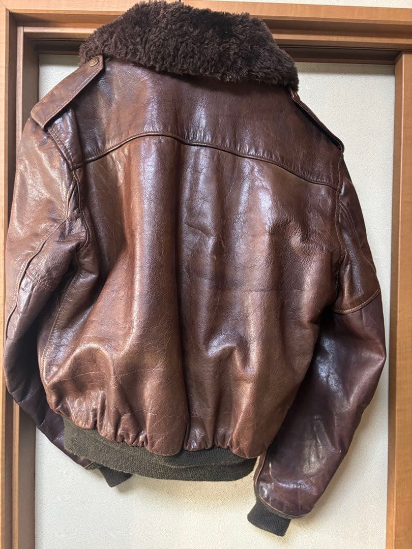 schott G-1 フライトジャケット　42 70s 60s ビンテージ　茶