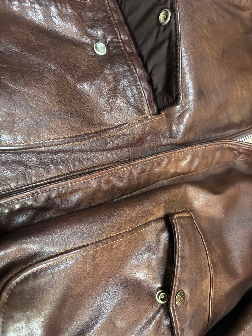 schott G-1 フライトジャケット　42 70s 60s ビンテージ　茶