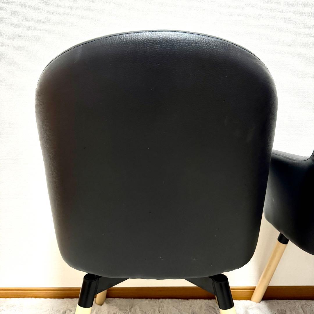 【Fishサカナ】IKEA ヤンオロフ回転パーソナルチェア ブラック