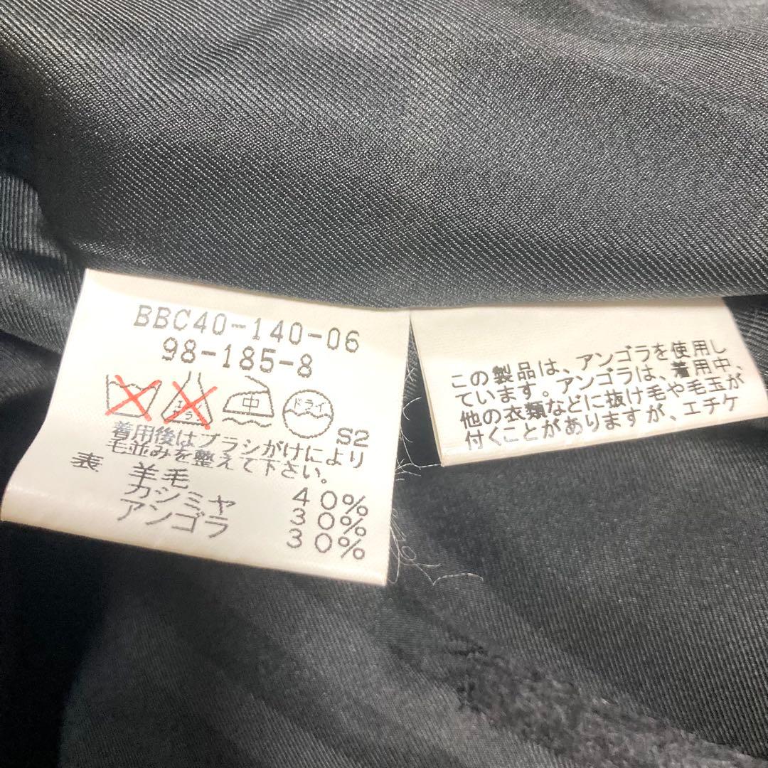 【美品大きいサイズ】バーバリーロンドン ステンカラーコート カシミヤ　アンゴラ