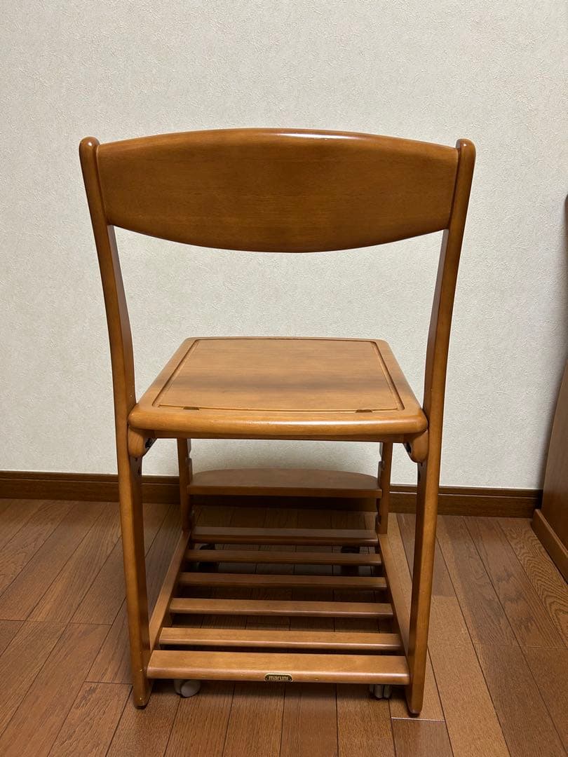 マルニ　天然木　学習机　③椅子