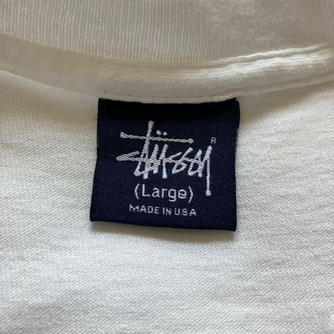 美品 90's USA製 オールドステューシー ヘラクレス 両面ロゴtシャツ