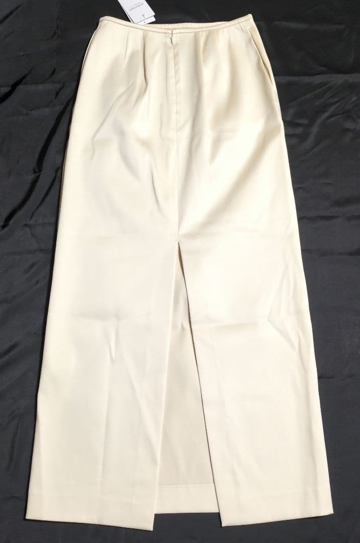 CELERI SATIN スカート　34 ホワイト