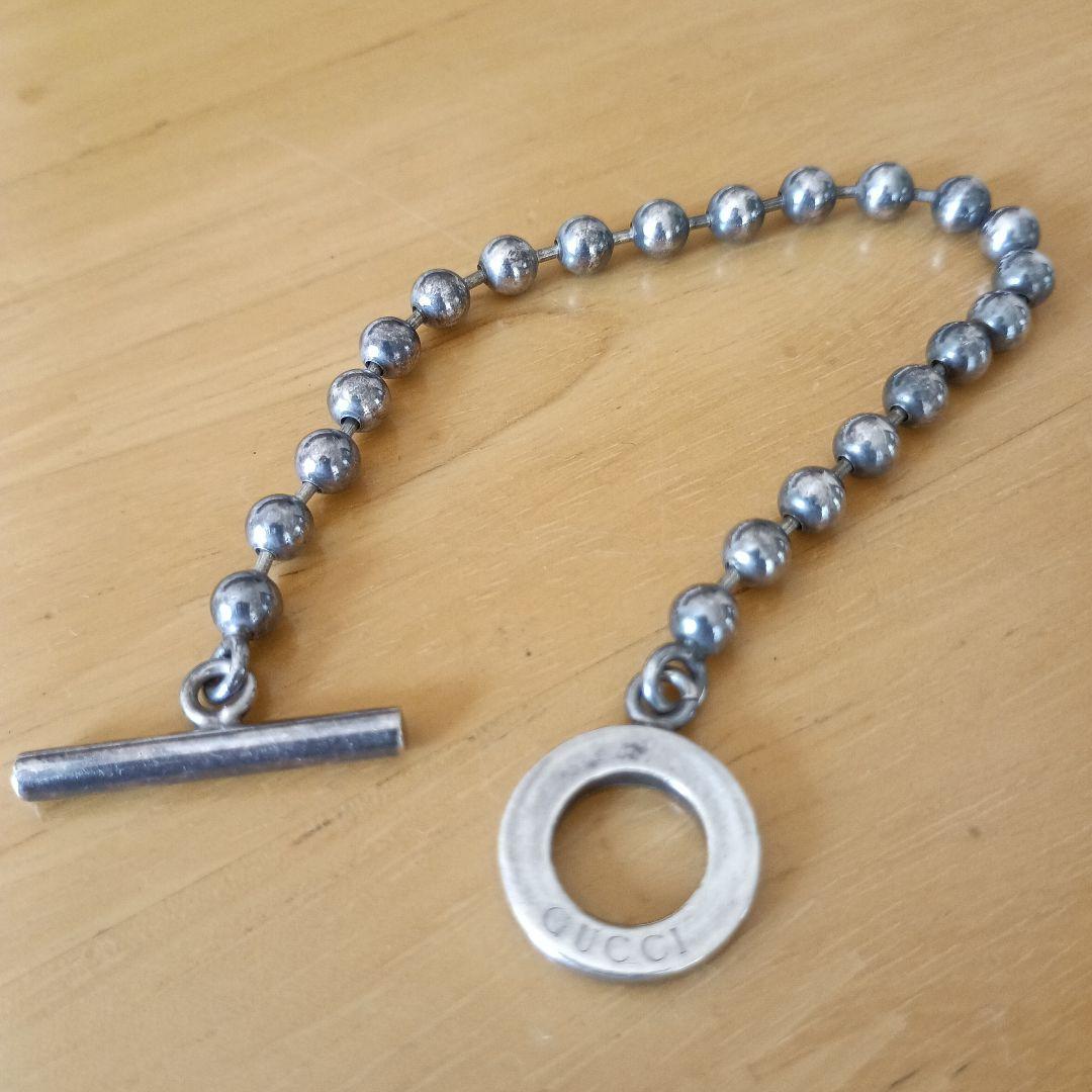 GUCCI ビーズチェーンブレスレット