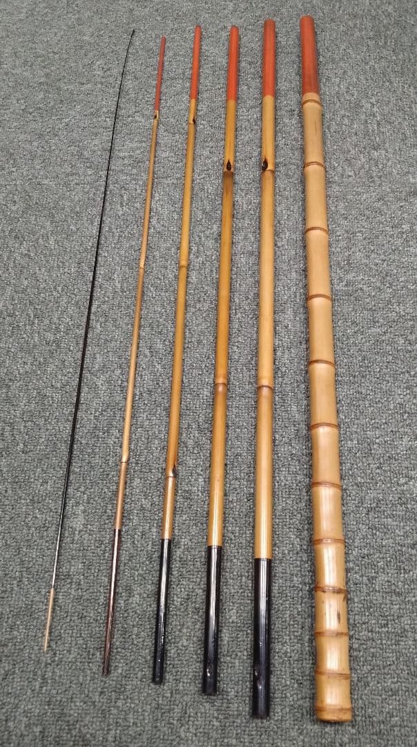 和竿　竹竿　6本継ぎ　330m　デットストック