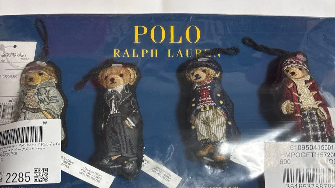 【ベリー】ラルフ・ローレン POLOベア 2024年のオーナメント