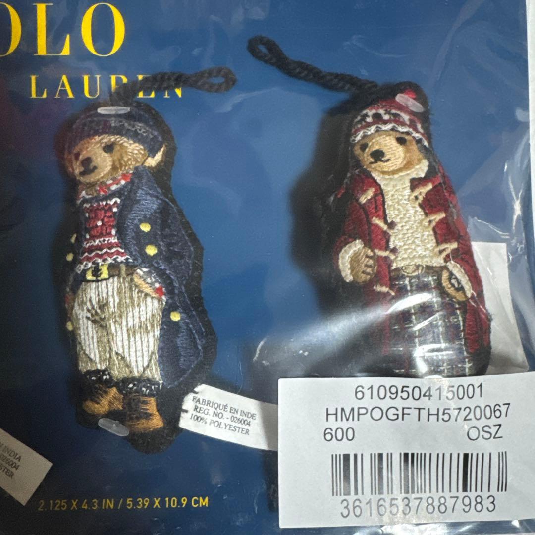 【ベリー】ラルフ・ローレン POLOベア 2024年のオーナメント