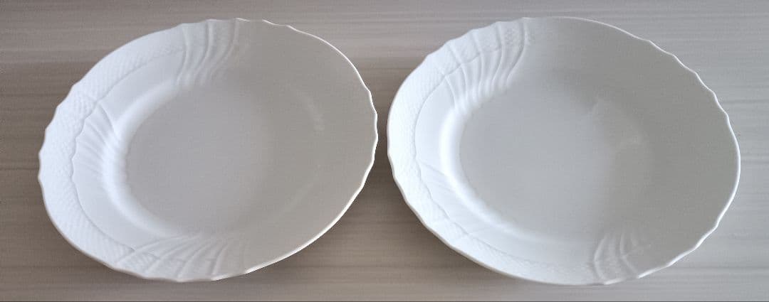 リチャードジノリベッキオホワイトディナープレート5枚セット