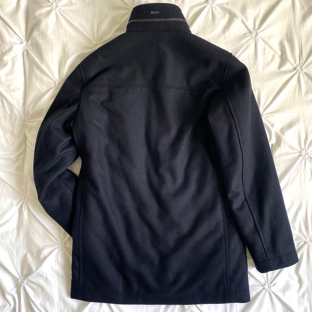 SSS 極上カシミヤ✨ HUGOBOSS ヘリンボーン ジャケット