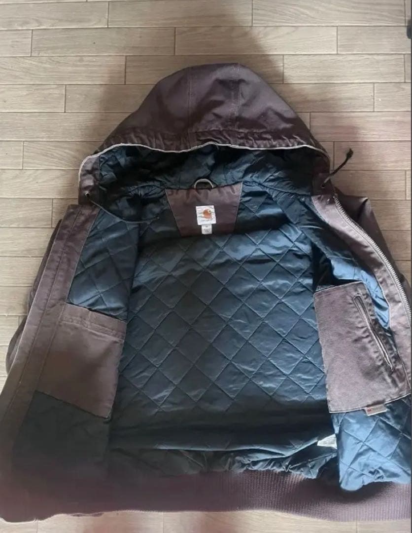 carhartt ブラウン フードジャケット M