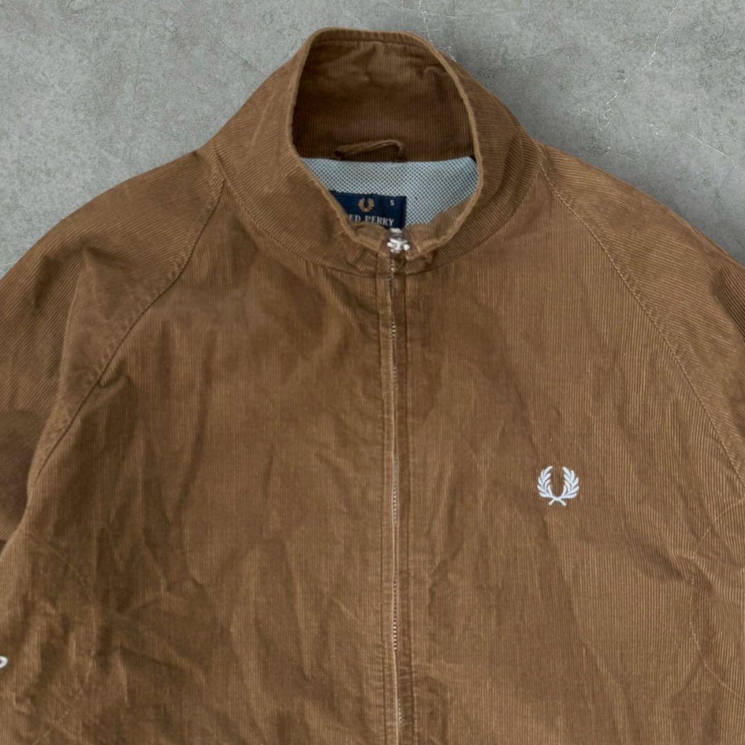 希少 FRED PERRY コーデュロイ ジャケット ブルゾン ブラウン